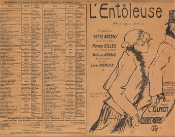 JULES CHÉRET (1836-1932) & DAPRÈS HENRI DE TOULOUSE-LAUTREC (1864-1901). [ART NOUVEAU.] Two posters. 1892 & 1918. Sizes vary.